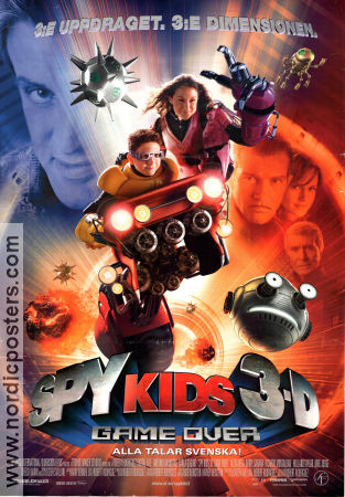 Spy Kids 3-D 2003 poster Daryl Sabara Alexa PenaVega Antonio Banderas Robert Rodriguez 3-D
