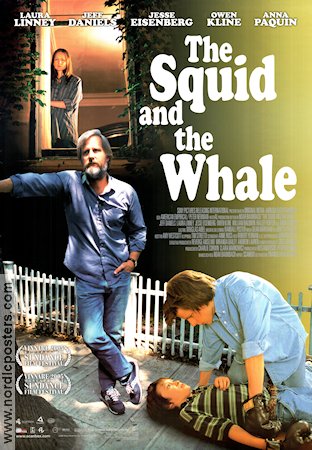The Squid and the Whale 2005 movie poster Jeff Daniels Noah Baumbach