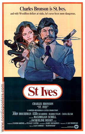 St Ives 1976 movie poster Charles Bronson Jacqueline Bisset J Lee Thompson Smoking Money