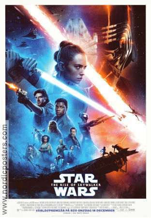 Star Wars: Episode IX The Rise of Skywalker 2019 movie poster Daisy Ridley John Boyega Oscar Isaac JJ Abrams Find more: Star Wars