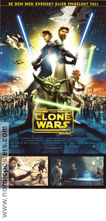 Star Wars: The Clone Wars 2008 movie poster Matt Lanter Dave Filoni Find more: Star Wars Animation