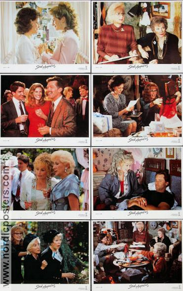 Steel Magnolias 1989 lobby card set Sally Field Dolly Parton Julia Roberts