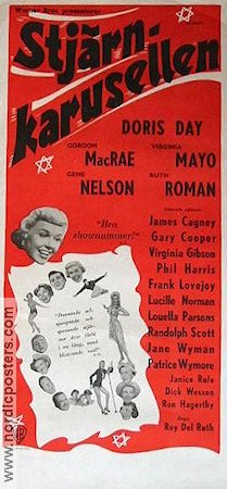 Starlift 1952 movie poster Doris Day Virginia Mayo