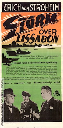 Storm Over Lisbon 1944 movie poster Erich von Stroheim