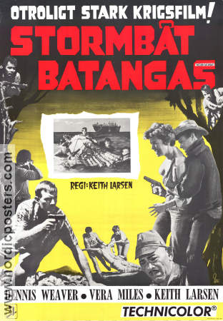 Stormbåt Batangas 1968 poster Dennis Weaver Vera Miles Krig