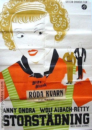 Grossreinemachen 1936 movie poster Anny Ondra