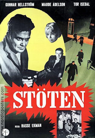 Stöten 1961 poster Gunnar Hellström Maude Adelson Tor Isedal Hasse Ekman