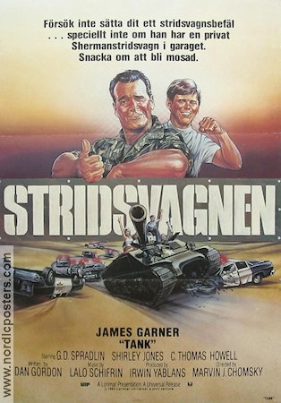 Stridsvagnen 1984 poster James Garner