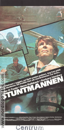 The Stunt Man 1980 movie poster Peter O´Toole Steve Railsback Barbara Hershey Richard Rush