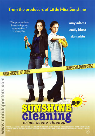 Sunshine Cleaning 2008 movie poster Amy Adams Emily Blunt Alan Arkin Christine Jeffs