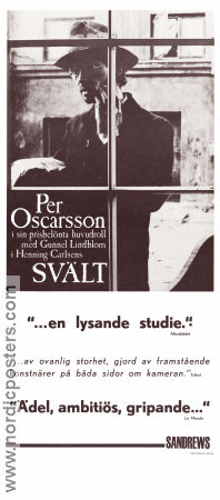 Svält 1966 poster Per Oscarsson Gunnel Lindblom Birgitte Federspiel Henning Carlsen Danmark