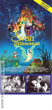Svanprinsessan 1994 poster Jack Palance Richard Rich Animerat