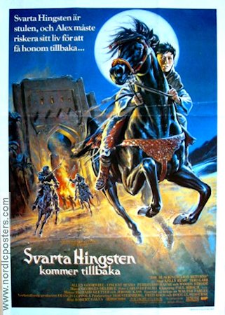 The Black Stallion Returns 1982 movie poster Kelly Reno Teri Garr Horses