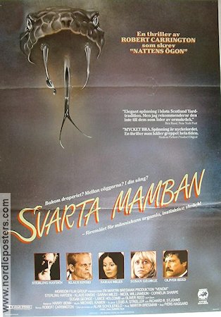 Venom 1981 movie poster Sterling Hayden Klaus Kinski Sarah Miles Piers Haggard Snakes