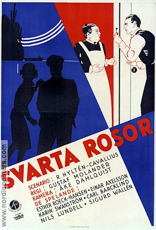 Svarta rosor 1932 movie poster Ester Roeck Hansen Einar Axelsson Karin Swanström