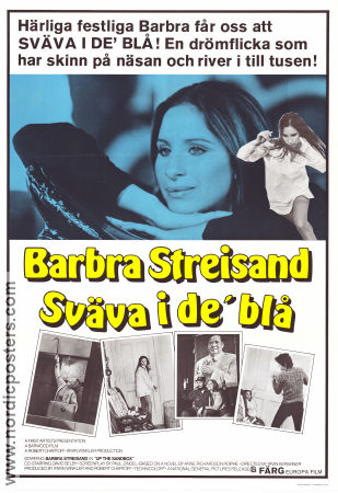 Sväva i det blå 1972 poster Barbra Streisand David Selby Ariane Heller Irvin Kershner