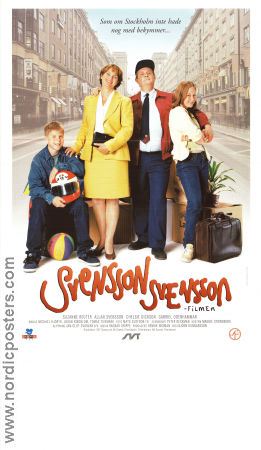 Svensson Svensson filmen 1997 poster Suzanne Reuter Allan Svensson Chelsie Bell Dickson Björn Gunnarsson Från TV
