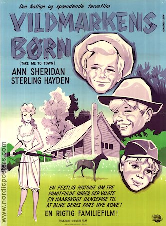 Take Me to Town 1953 movie poster Ann Sheridan