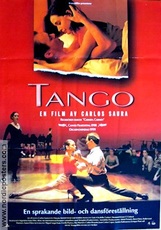 Tango 1998 movie poster Carlos Saura Dance Spain
