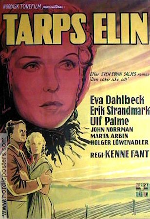Tarps Elin 1956 movie poster Eva Dahlbeck Erik Strandmark Ulf Palme Kenne Fant Writer: Sven Edvin Salje