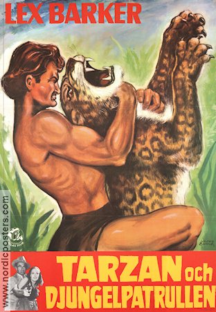 Tarzan and the She-Devil 1953 movie poster Lex Barker Joyce Mackenzie Raymond Burr Kurt Neumann Cats