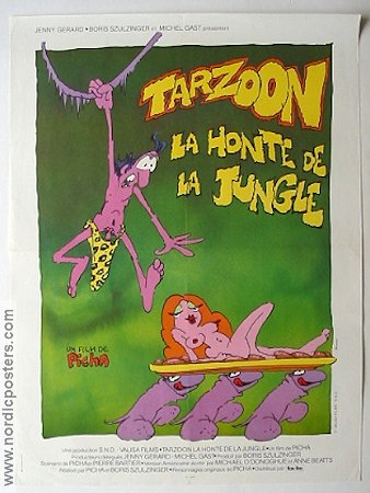 Tarzoon 1975 poster Picha Animerat