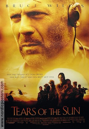 Tears of the Sun 2003 poster Bruce Willis Cole Hauser Monica Bellucci Antoine Fuqua