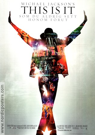 This Is It 2009 poster Michael Jackson Alex Al Alexandra Apjarova Kenny Ortega Dokumentärer Rock och pop