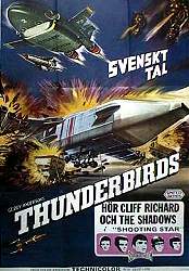 Thunderbirds 1967 movie poster Cliff Richard The Shadows Gerry Anderson From TV Spaceships