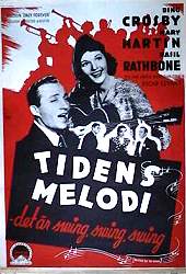 Tidens melodi 1942 poster Bing Crosby Mary Martin
