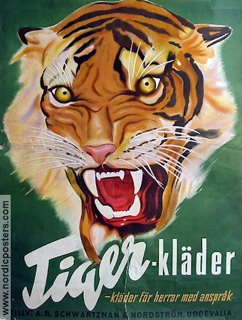 Tiger-kläder 1940 poster Schwartzman Nordström