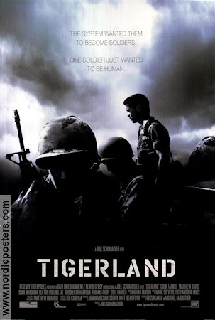Tigerland 2000 movie poster Colin Farrell War