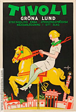 Tivoli Gröna Lund 1925 affisch Gröna Lund