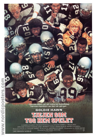 Wildcats 1986 movie poster Goldie Hawn Swoosie Kurtz Robyn Lively Michael Ritchie Sports