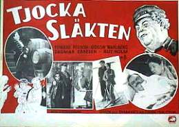 Tjocka släkten 1935 poster Edvard Persson
