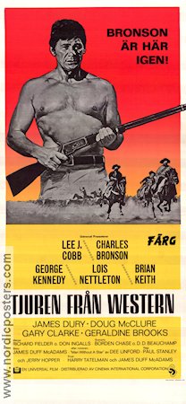 The Bull of the West 1972 movie poster Charles Bronson Lee J Cobb