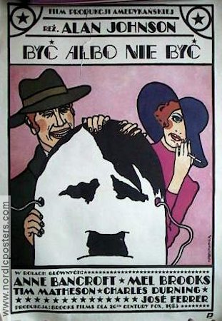 To Be or Not to Be 1983 movie poster Anne Bancroft Mel Brooks Poster from: Poland Artistic posters