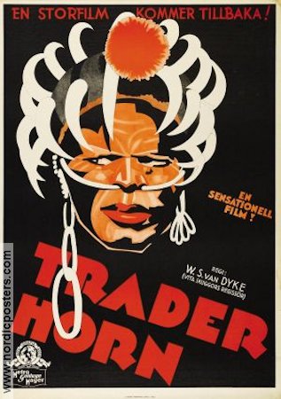 Trader Horn 1931 movie poster Harry Carey WS Van Dyke
