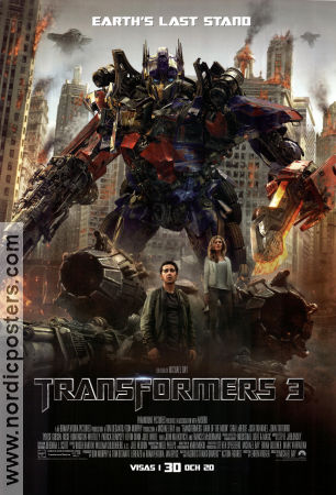 Transformers 3 2011 poster Shia LaBeouf Rosie Huntington-Whiteley Michael Bay