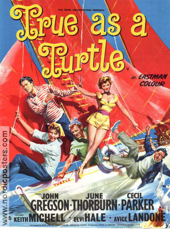 True as a Turtle 1957 poster John Gregson Cecil Parker Wendy Toye