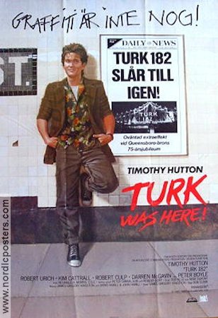 Turk 182 1985 movie poster Timothy Hutton