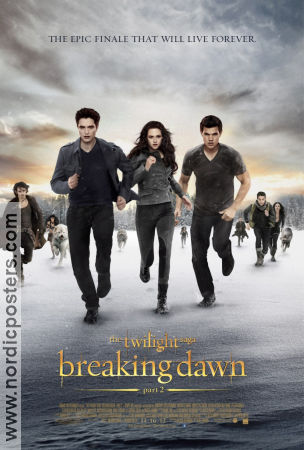 The Twilight Saga Breaking Dawn Pt 2 2012 poster Kristen Stewart Robert Pattinson Taylor Lautner Bill Condon Romantik
