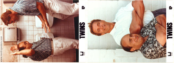 Twins 1988 lobby card set Arnold Schwarzenegger Danny de Vito Ivan Reitman