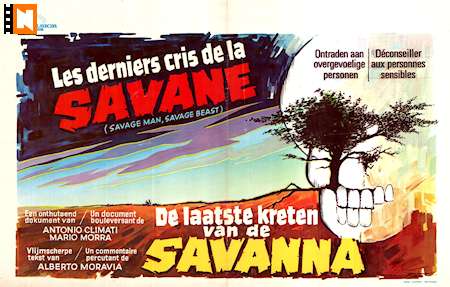 Ultime grida dalla savana 1975 poster Antonio Climati Dokumentärer
