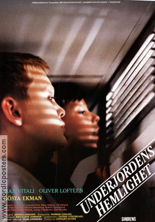 Underjordens hemlighet 1991 movie poster Ulf Eklund Gösta Ekman Anna-Yrsa Falenius Max Vitali Clas Lindberg Kids