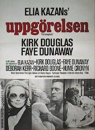 Uppgörelsen 1969 poster Kirk Douglas Faye Dunaway Deborah Kerr