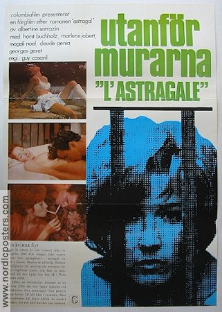 L´astragale 1969 movie poster Horst Buchholz Marlene Jobert