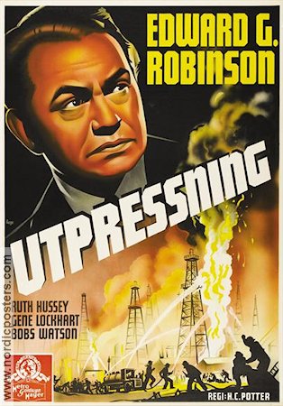 Blackmail 1939 movie poster Edward G Robinson