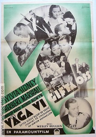 Accent on Youth 1935 movie poster Sylvia Sidney Herbert Marshall