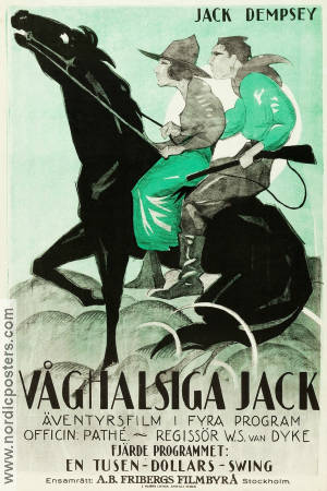 Daredevil Jack 1920 movie poster Jack Dempsey WS Van Dyke